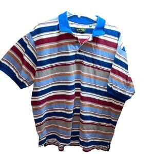 Orvis XXL Men's Polo Multicolor Horizontal stripe